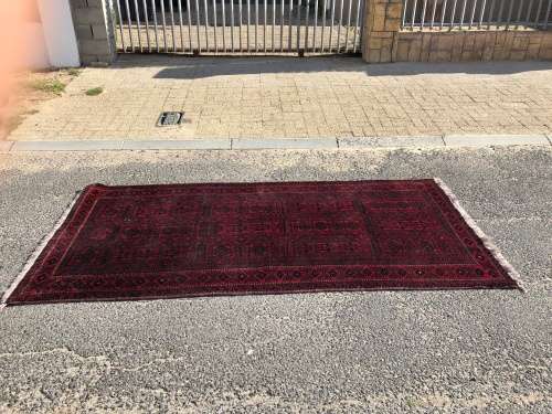 WOW !!!! STUNNING PURE WOOL HAND KNOTTED BALUCH PERSIAN CARPET 2660 X 1350mm